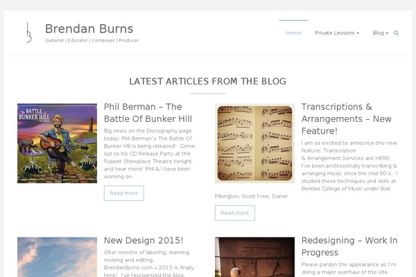 Ample theme site design template sample