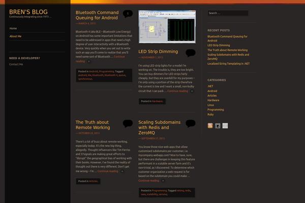 Sunspot theme site design template sample