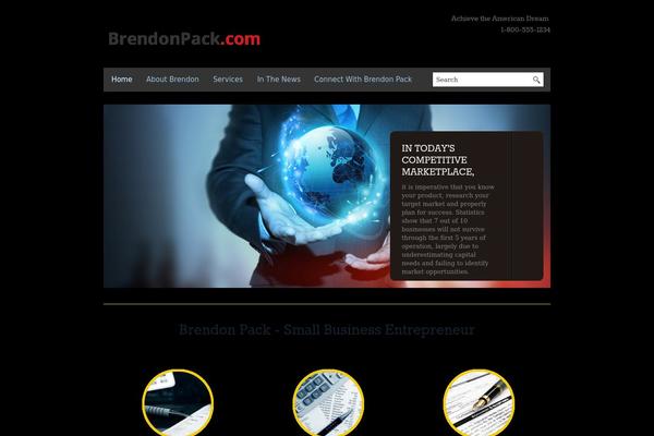 BlackBird theme site design template sample