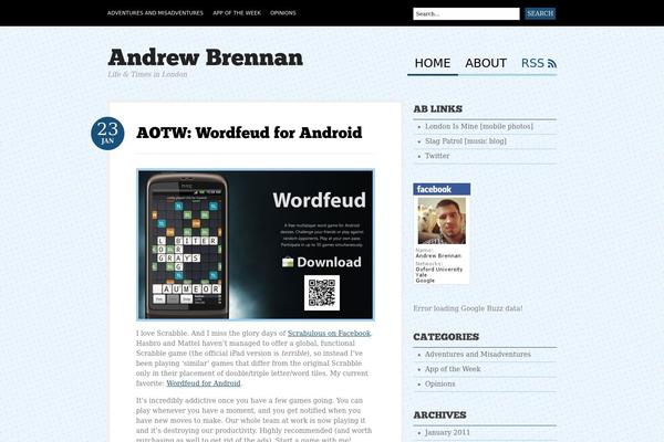 Bueno theme site design template sample