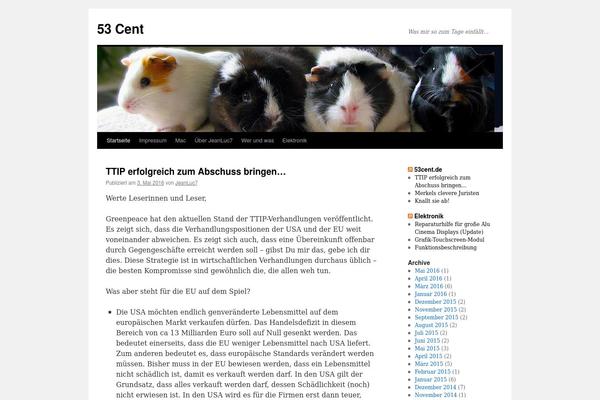 Site using 2 Click Social Media Buttons plugin