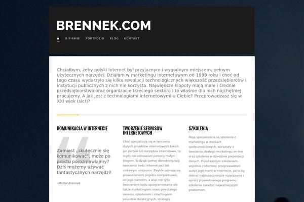 Boxter theme site design template sample