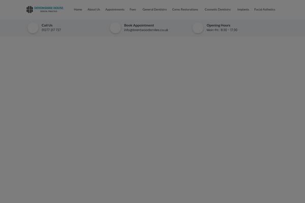 brentwoodsmiles.co.uk site used Smilecare