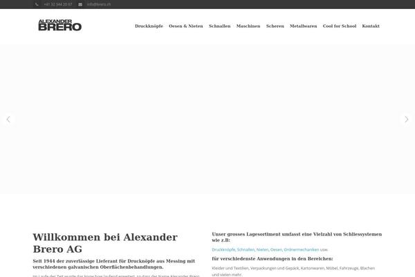 Breakout theme site design template sample