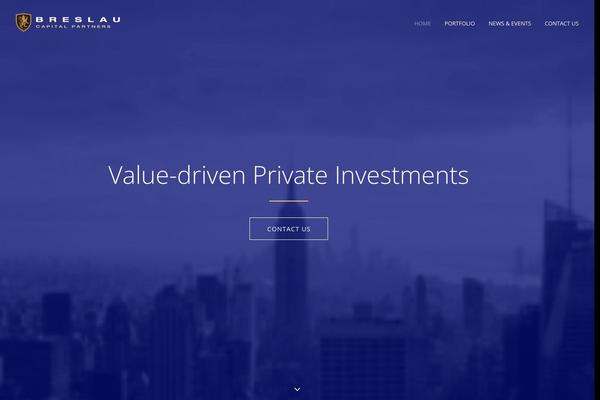 Uncode theme site design template sample
