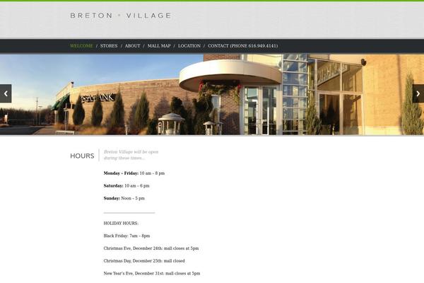 CONTRAST theme site design template sample