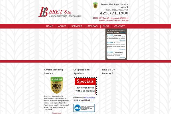 bretsinc.com site used Brets