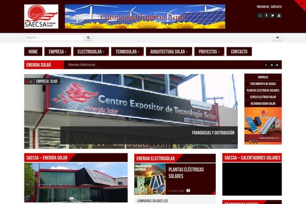 Powermag theme site design template sample