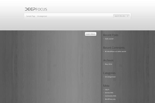 Deepfocus theme site design template sample