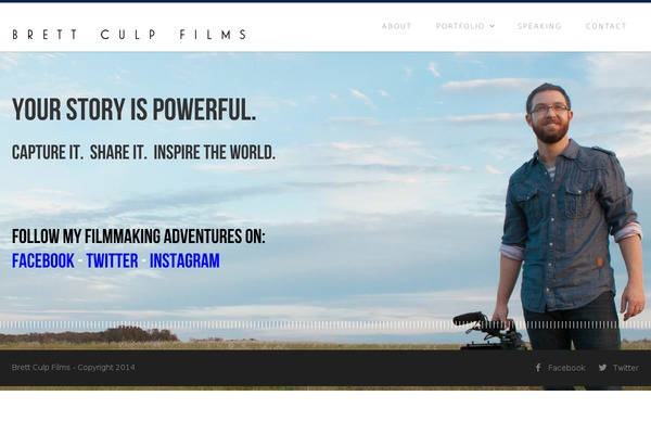 Senna theme site design template sample