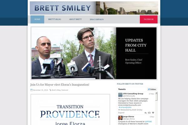 Politician theme site design template sample