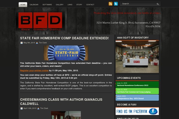 brewfermentdistill.com site used Palatino