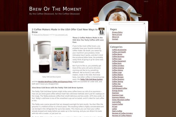 brewofthemoment.com site used Dovetail