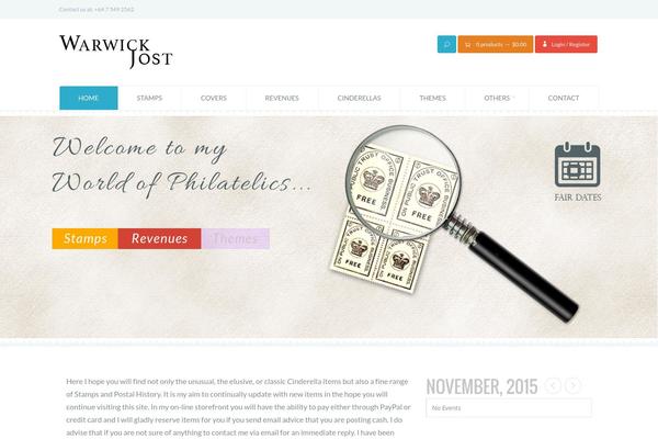 Smarty theme site design template sample
