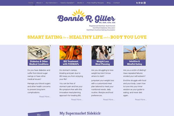 Feather theme site design template sample