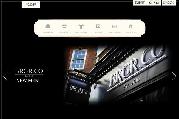 brgrco.co.uk site used Brgr