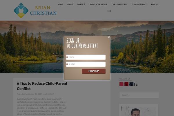 Bloggist theme site design template sample