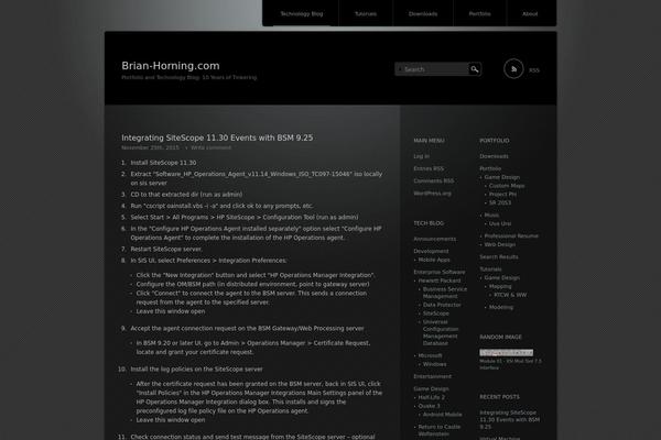 Piano Black theme site design template sample