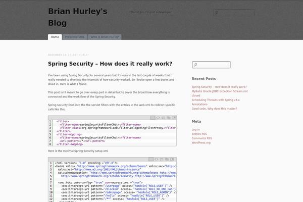 Site using BNS Add Widget plugin