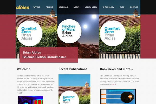 brianaldiss.co.uk site used space