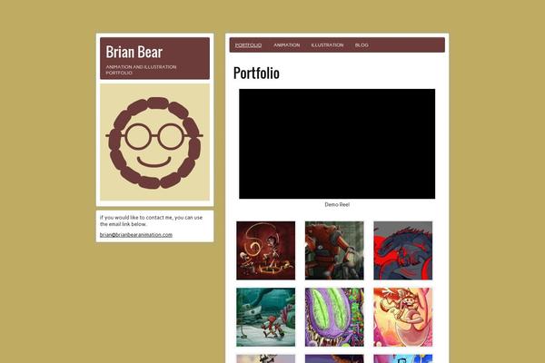 zeeBizzCard theme site design template sample