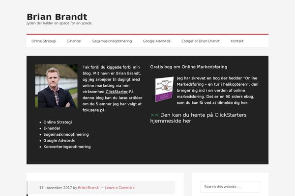 brianbrandt.dk site used Generate Pro