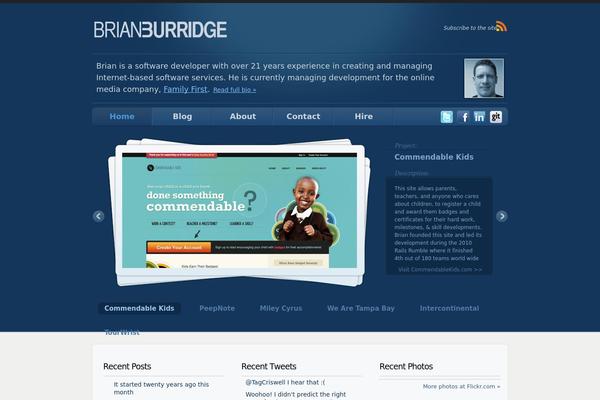 Bb theme site design template sample