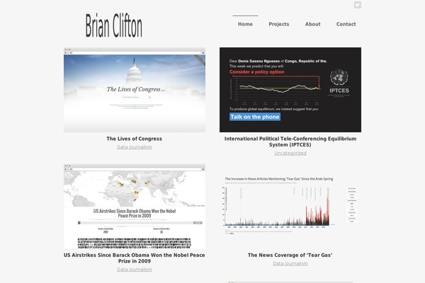 briancliftonstudio.com site used Showcasethemeres