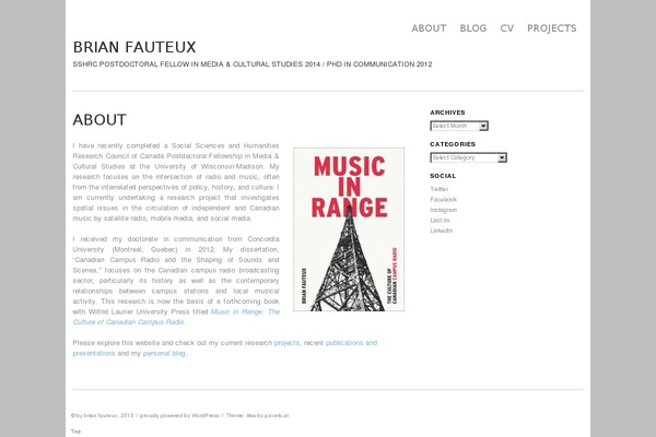 brianfauteux.com site used Ilisa