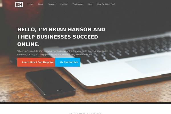 Newspaper theme site design template sample