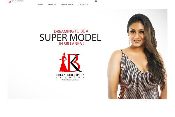 Pofo theme site design template sample