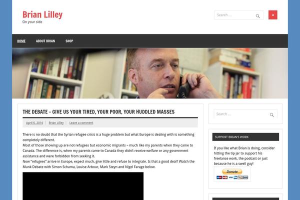 Dynamic News Lite theme site design template sample