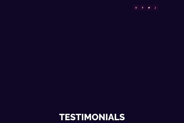 Dj-rainflow theme site design template sample