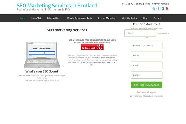 Enterprise Pro theme site design template sample