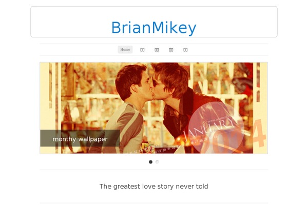 Forever theme site design template sample