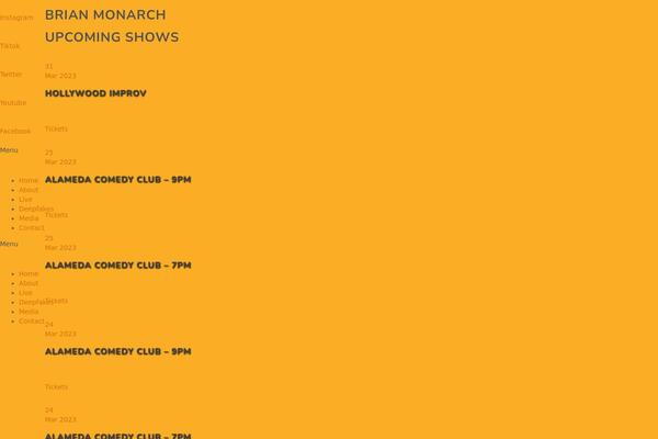 Sonaar theme site design template sample