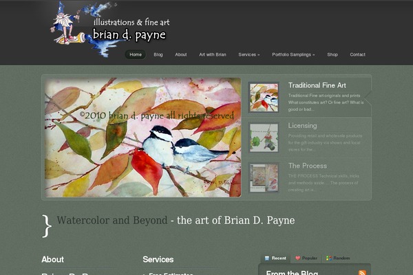 Lumin theme site design template sample