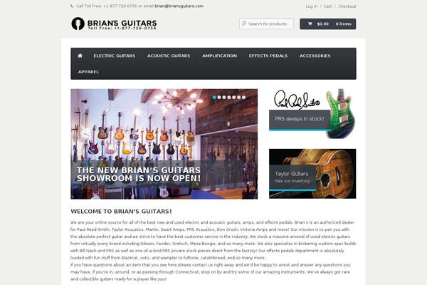 briansguitars.com site used Briansguitars