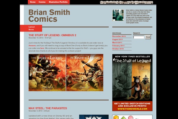 briansmithcomics.com site used Bsi