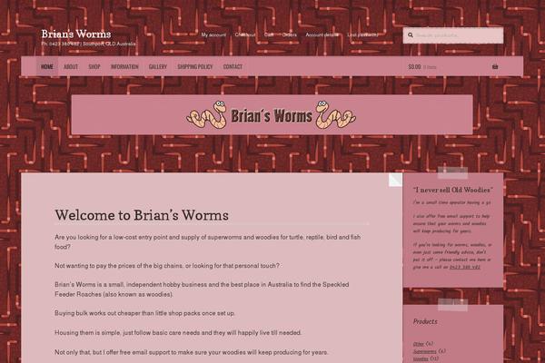 Storefront theme site design template sample