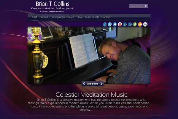 Myband theme site design template sample