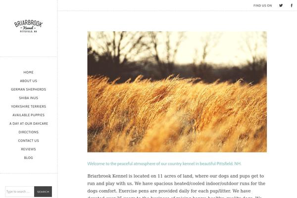 Namba theme site design template sample