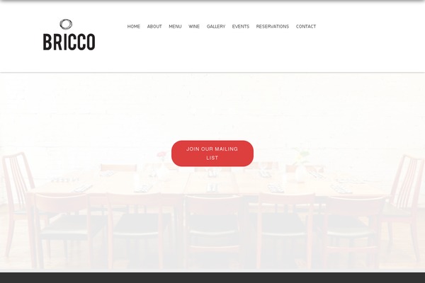 briccowinebar.com site used CABANA