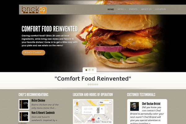 MyCuisine theme site design template sample