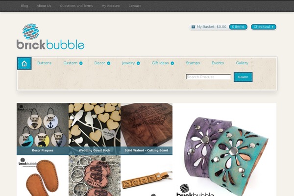 Artificer theme site design template sample