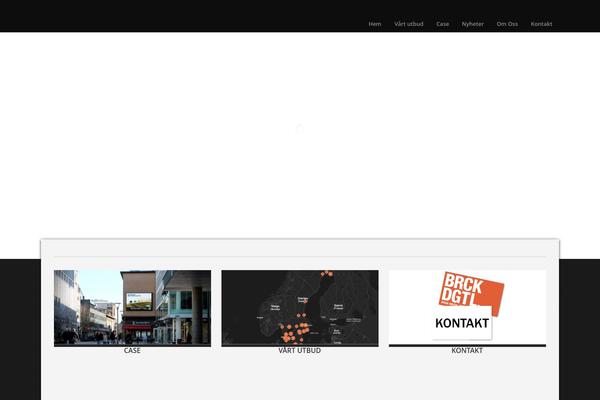 Brick theme site design template sample