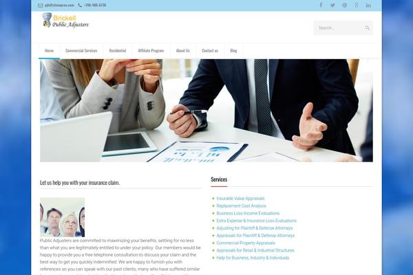 Florida theme site design template sample