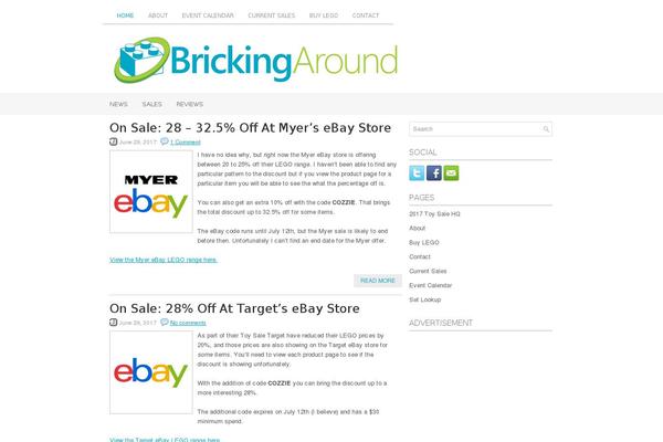 OnePress theme site design template sample