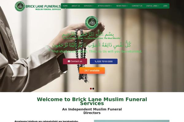 bricklanefuneral.org site used Ambersix