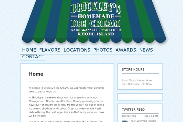 Bueno theme site design template sample
